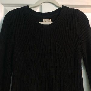 Black Woven Sweater